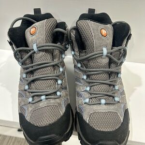 Merrell Gray and Black Women's Hiking Shoes